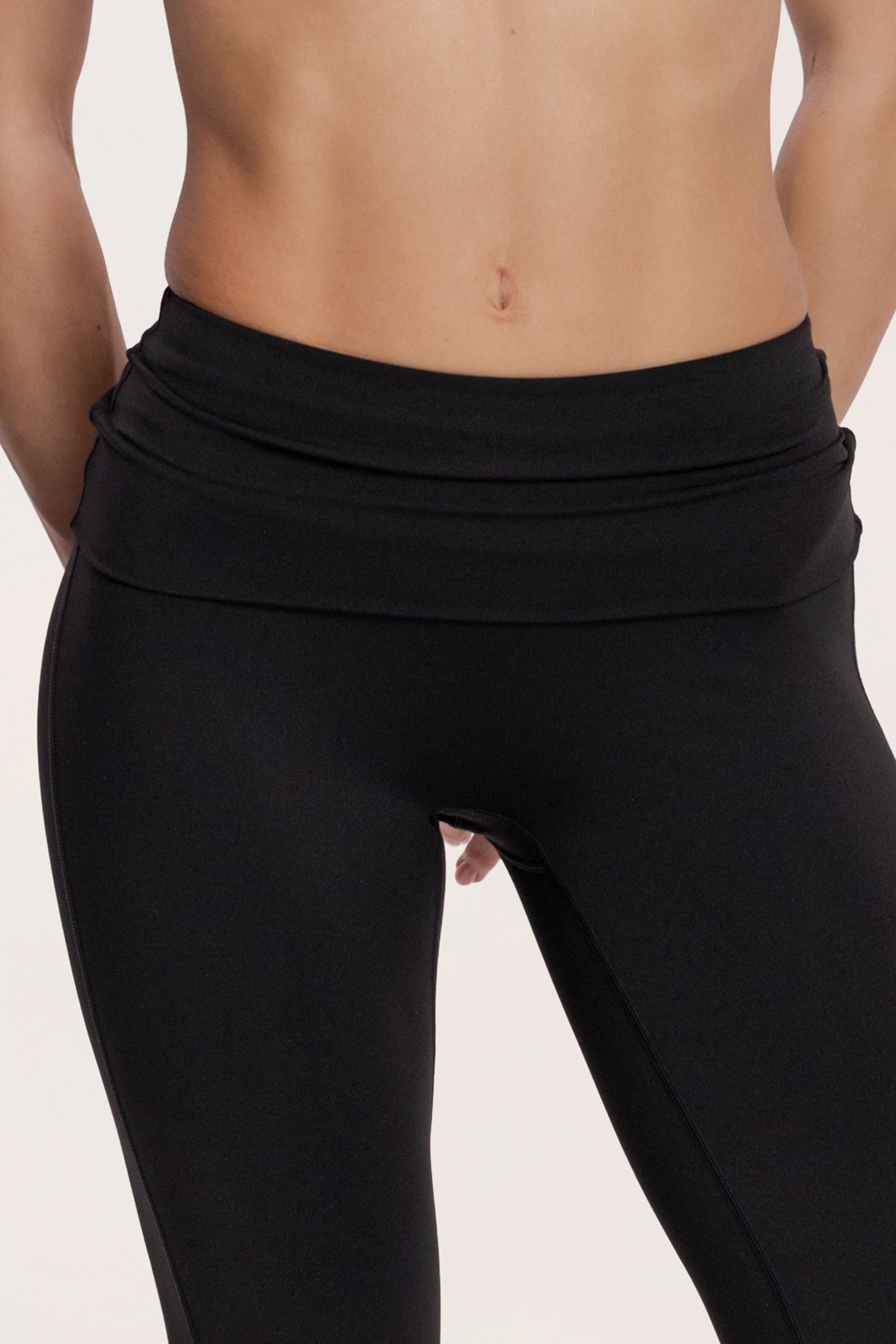 Colanți evazați pilates era black