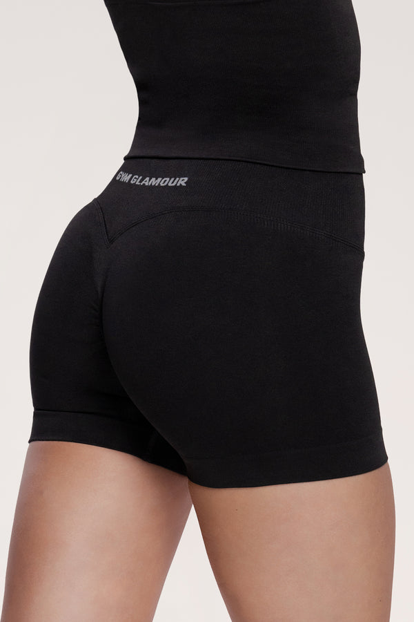 Pantaloni scurți second skin black