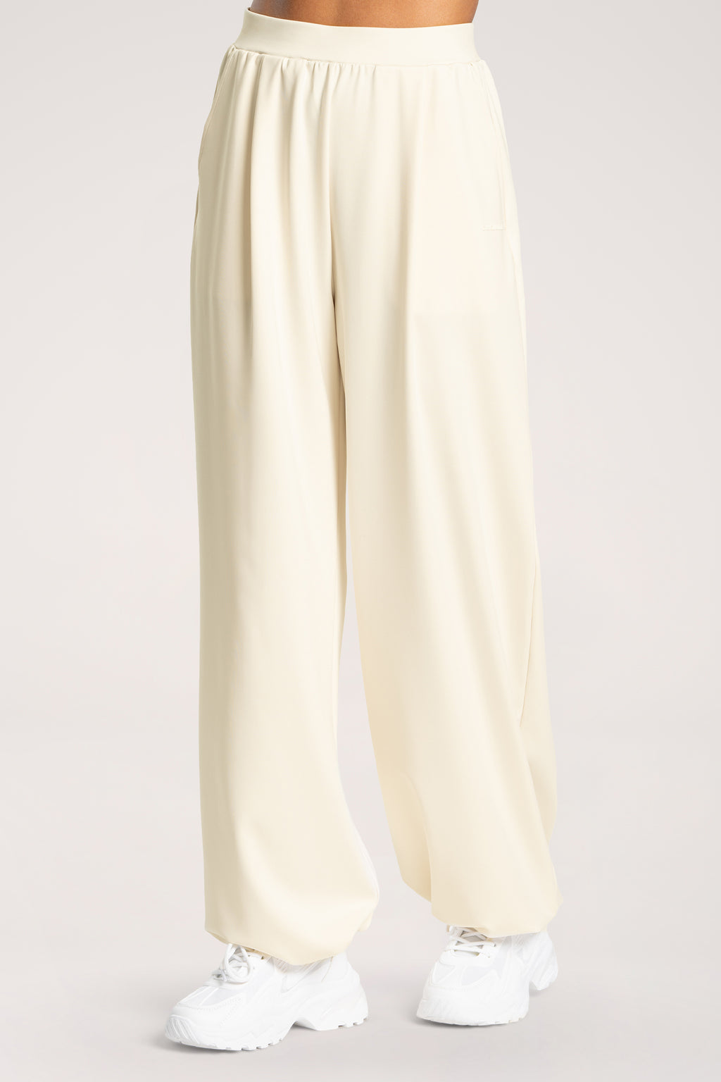 Pantaloni wide UN1FORM cream