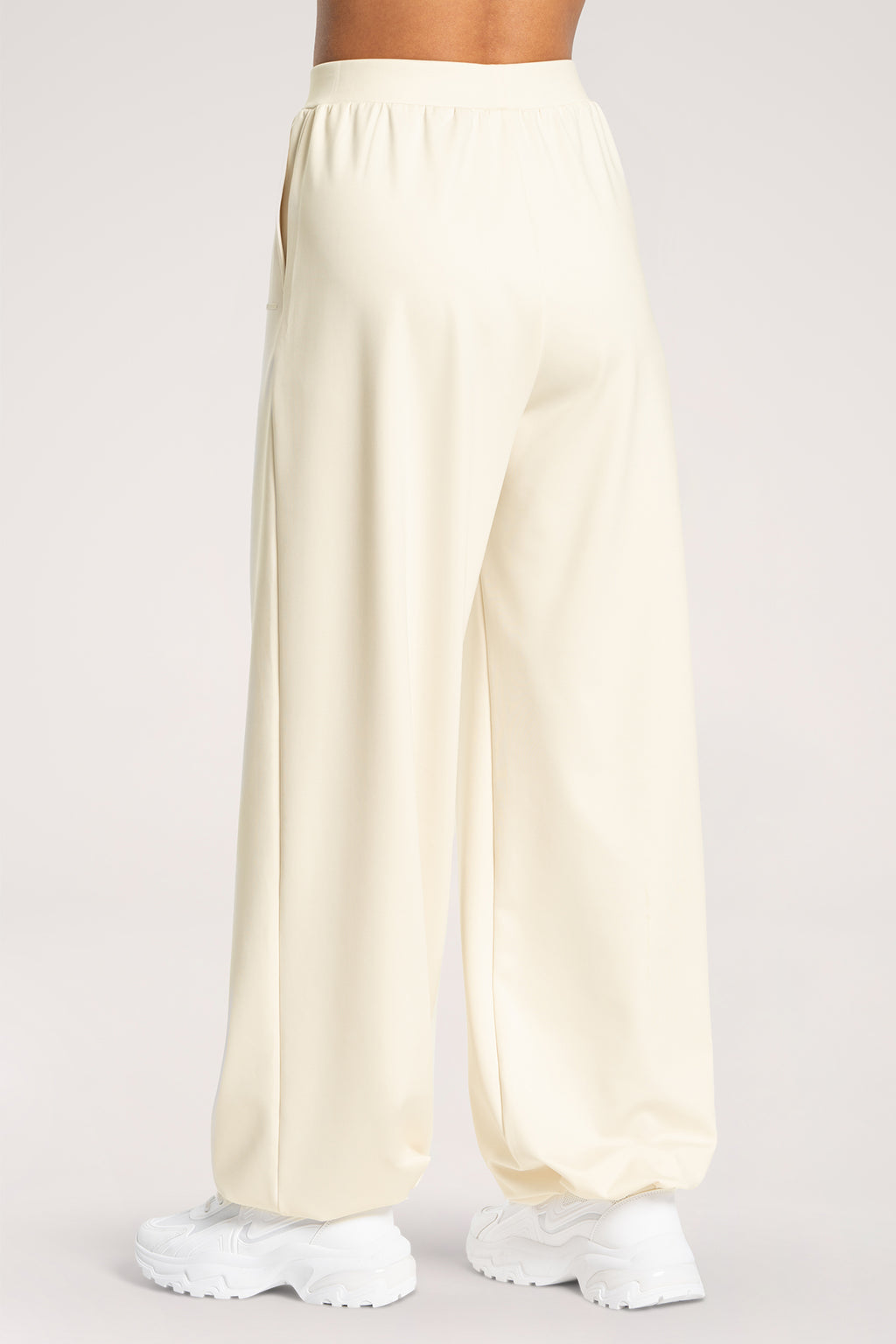 Pantaloni wide UN1FORM cream