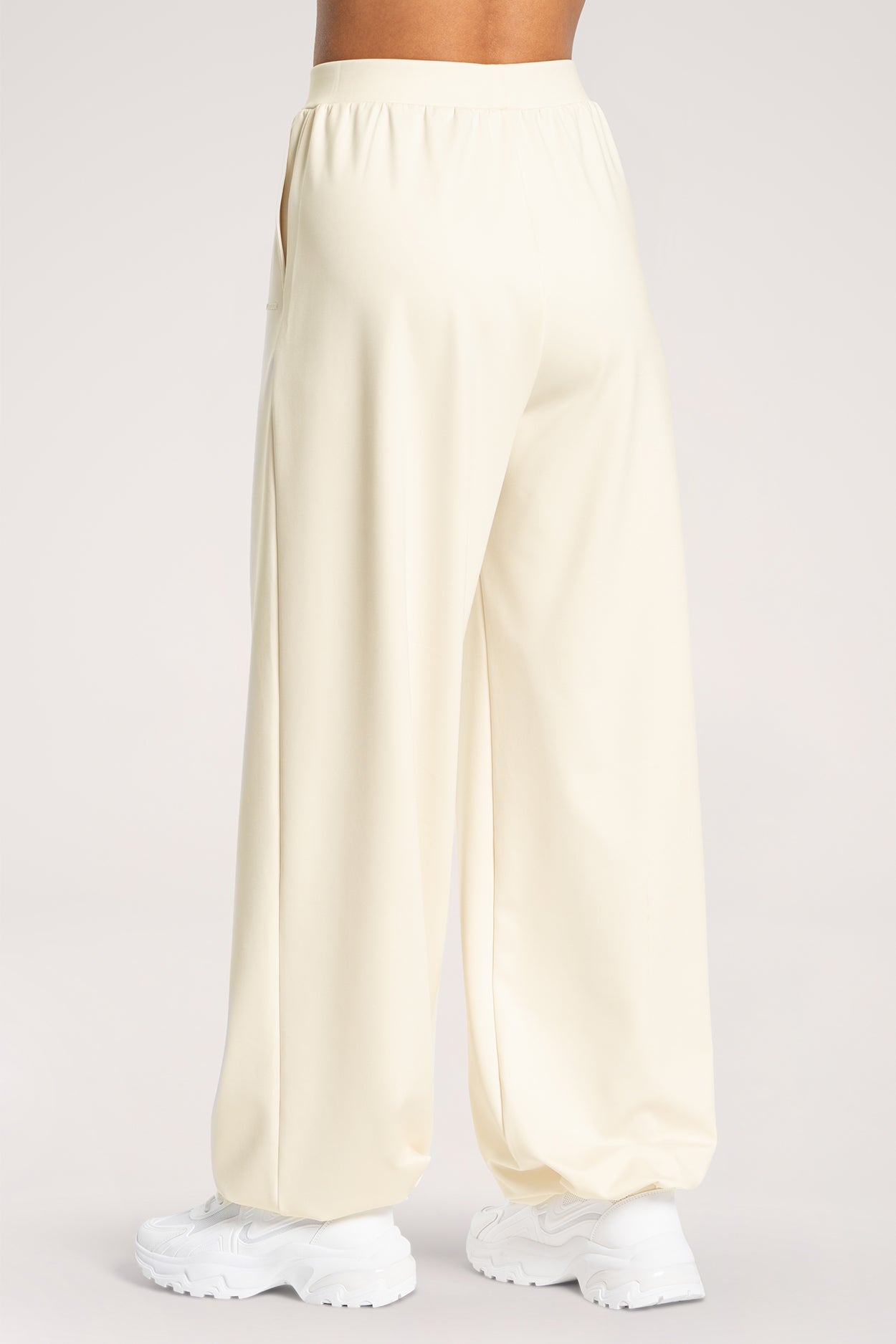 Pantaloni wide UN1FORM cream