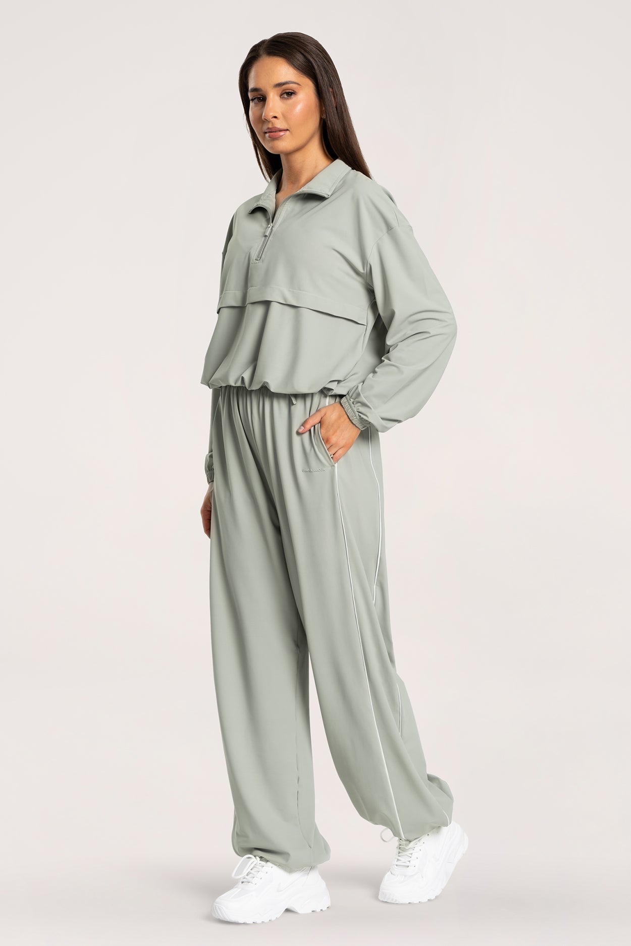 Bluză Slick UN1FORM olive grey