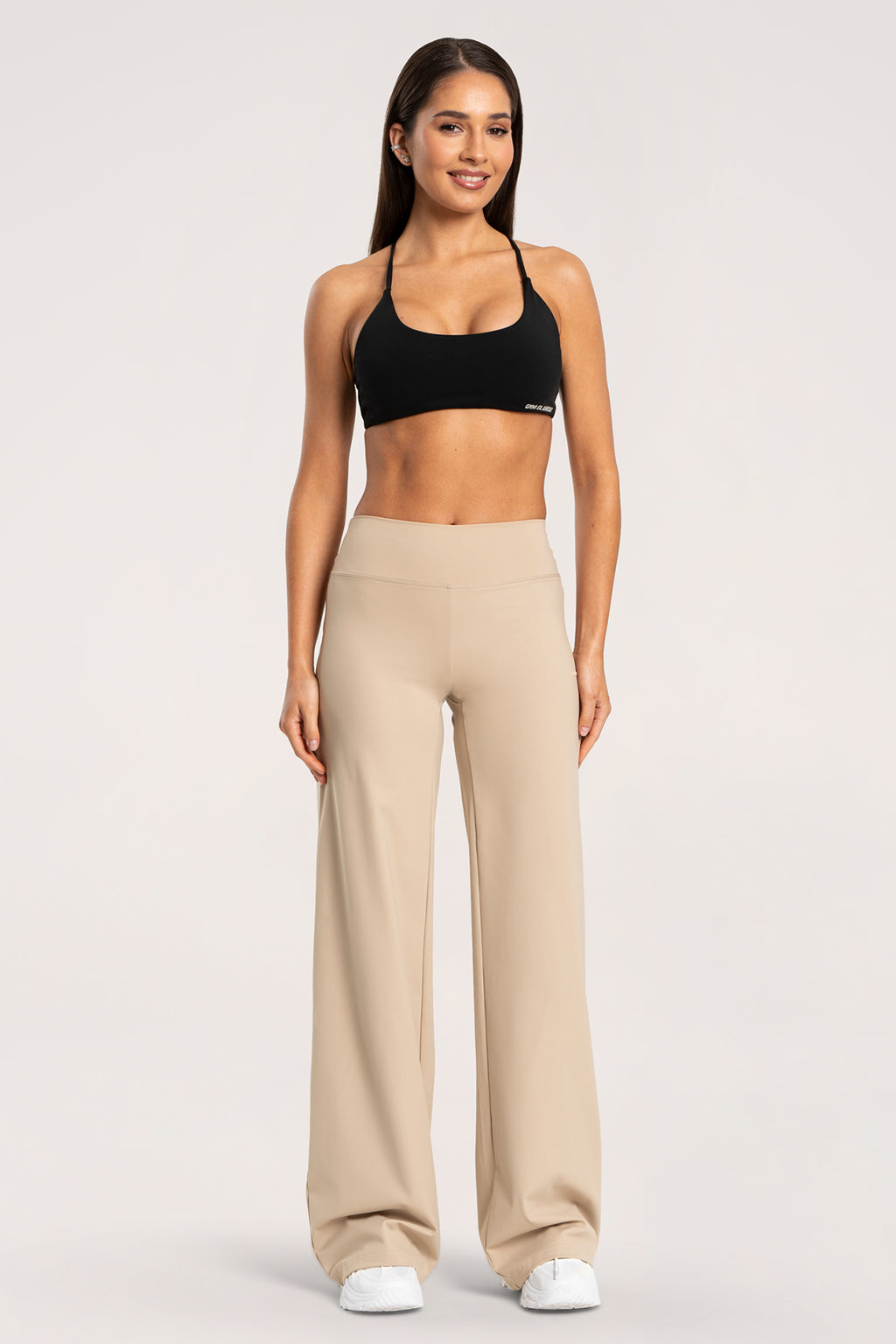 Pantaloni booty tie UN1FORM sand