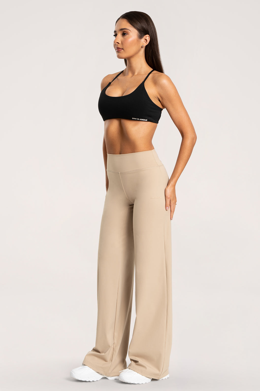 Pantaloni booty tie UN1FORM sand