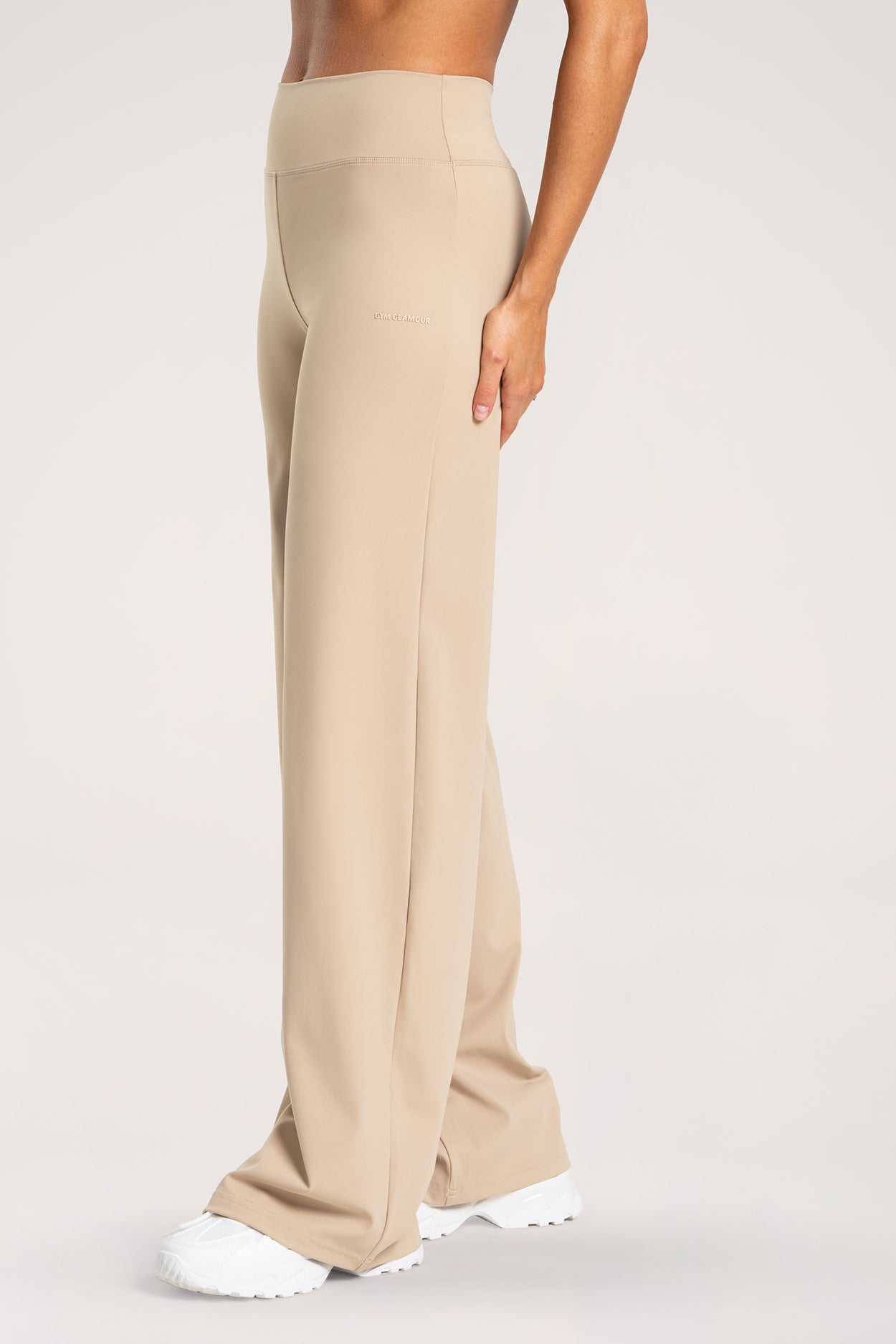 Pantaloni booty tie UN1FORM sand