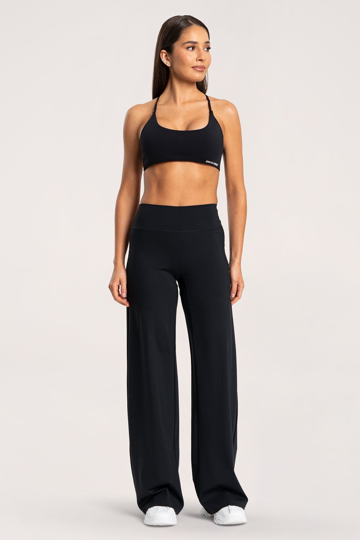 Pantaloni booty tie UN1FORM black