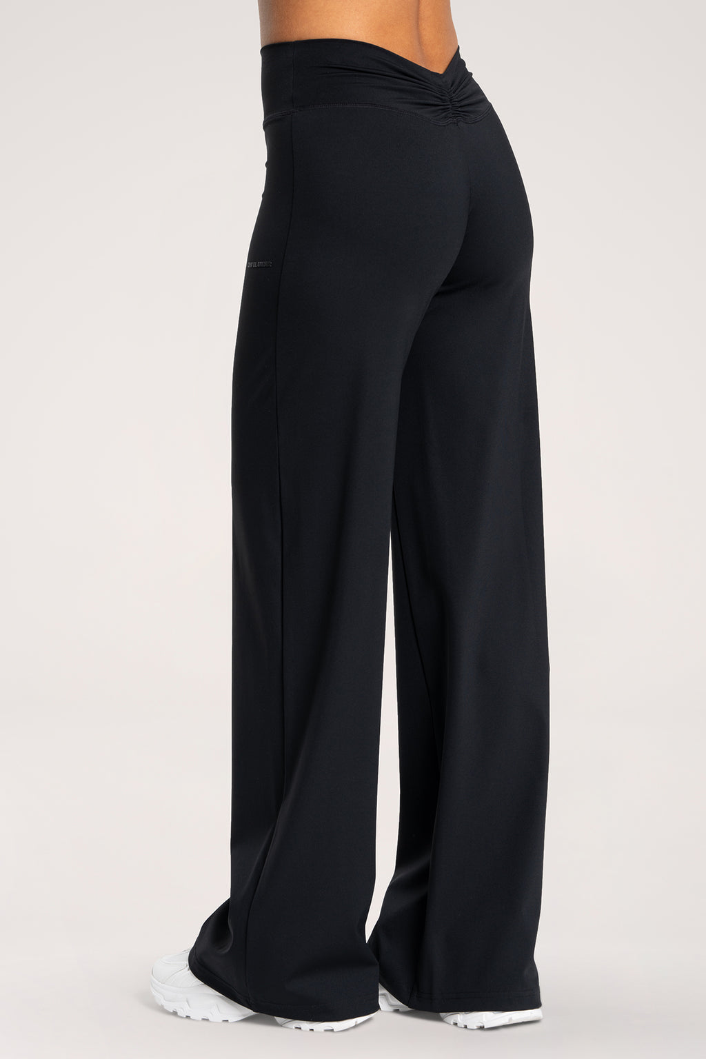 Pantaloni booty tie UN1FORM black