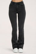Blugi evazați perfect slim long black