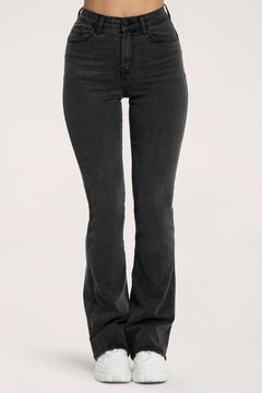 Blugi evazați perfect slim long black