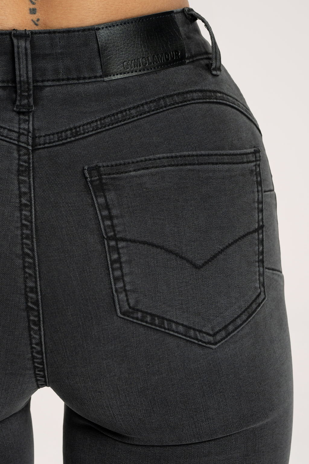 Blugi evazați perfect slim long black