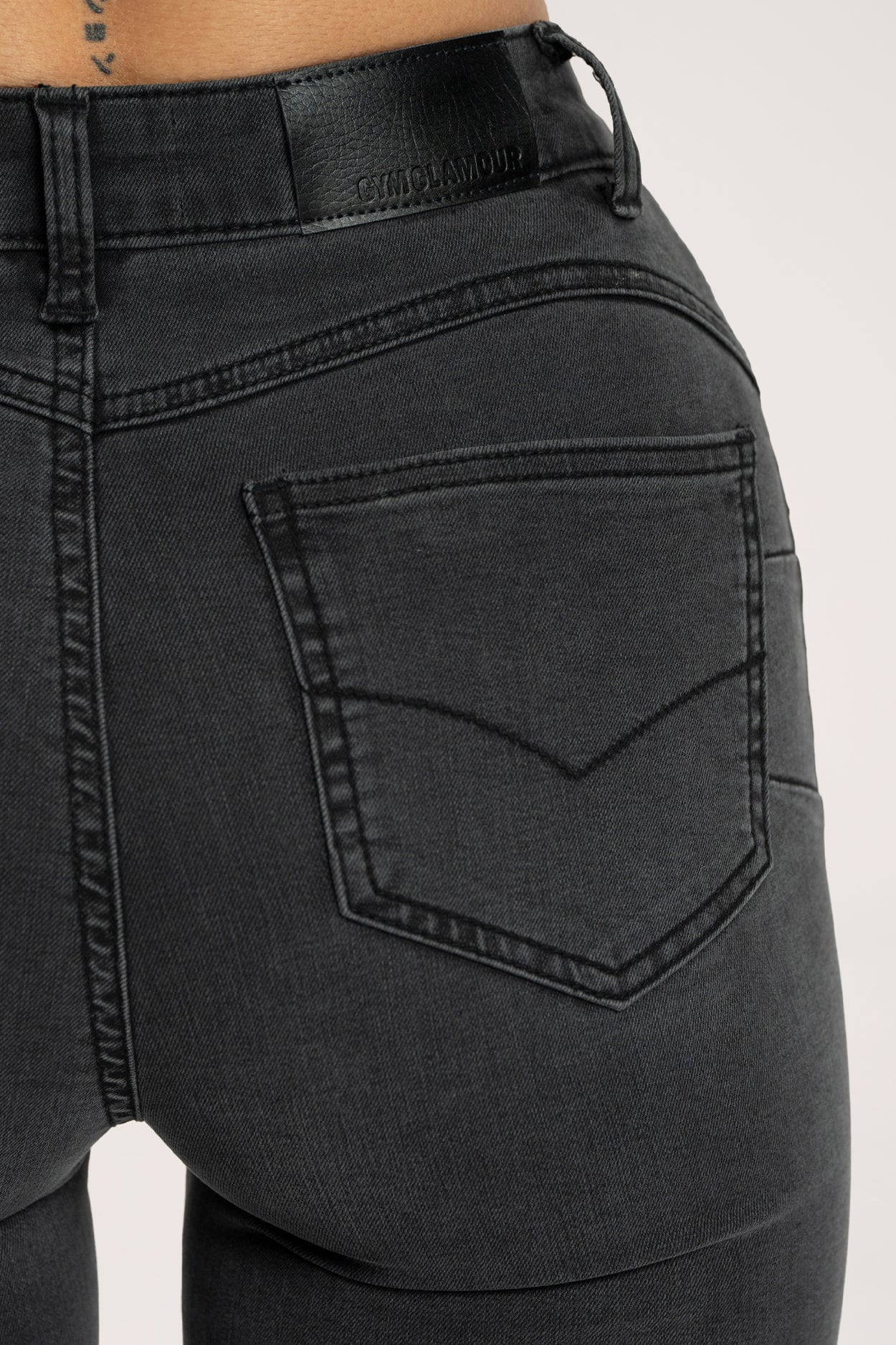 Blugi evazați perfect slim long black