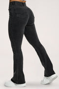 Blugi evazați perfect slim black
