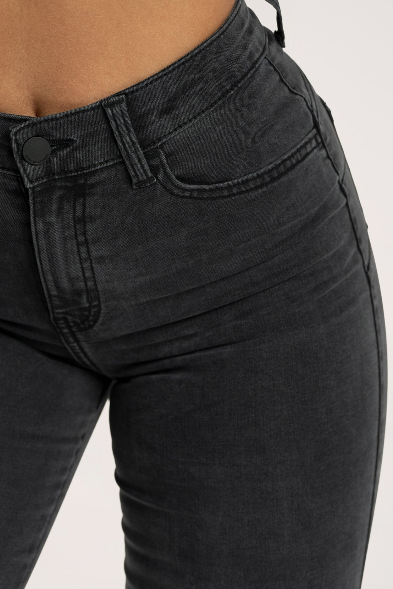 Blugi evazați perfect slim black