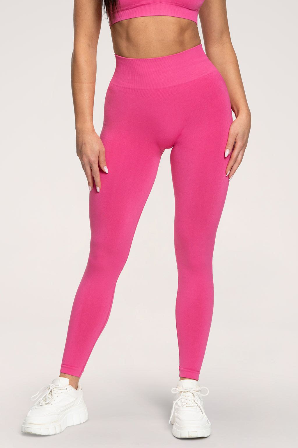 Colanți Fake BBL hot pink