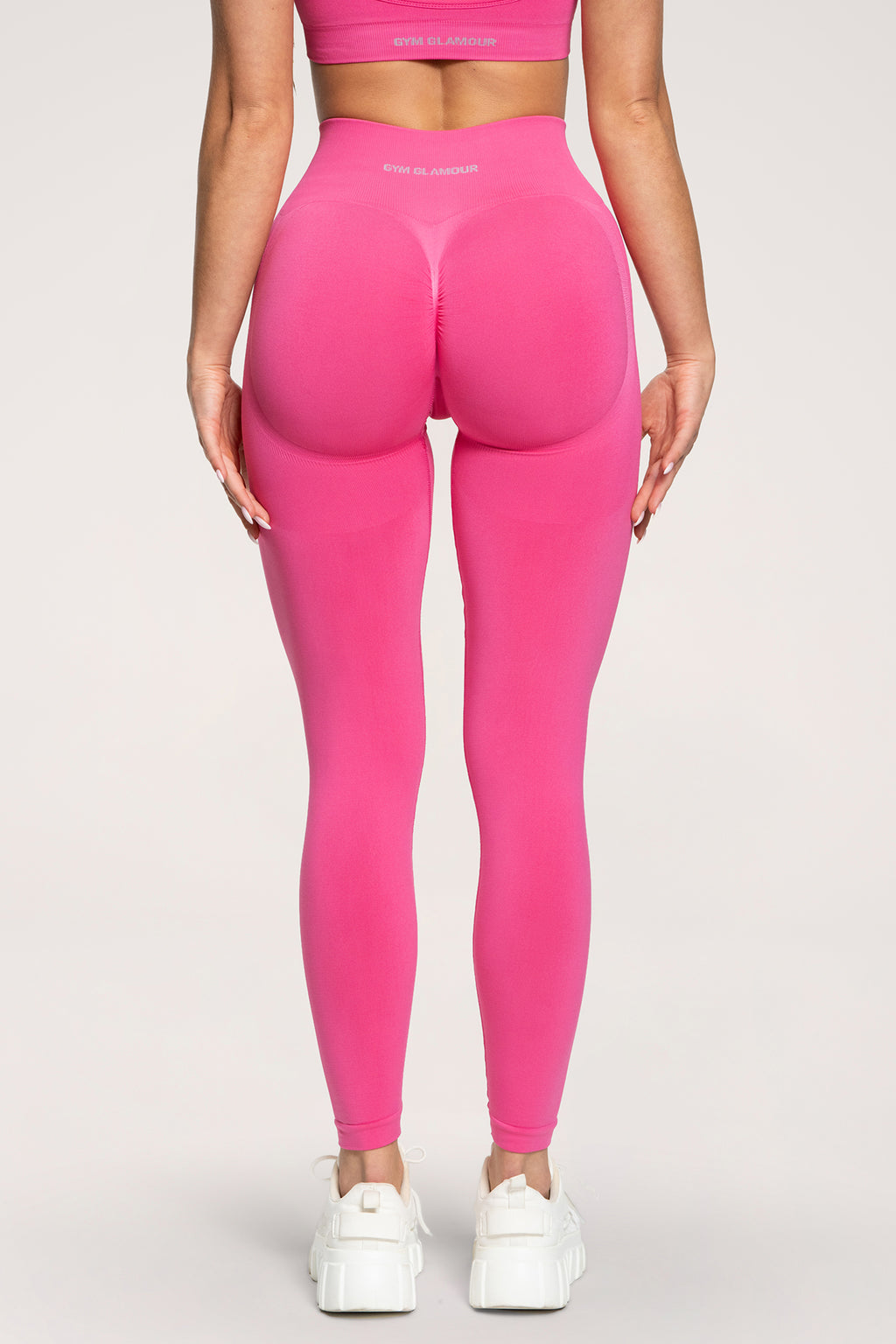 Colanți Fake BBL hot pink