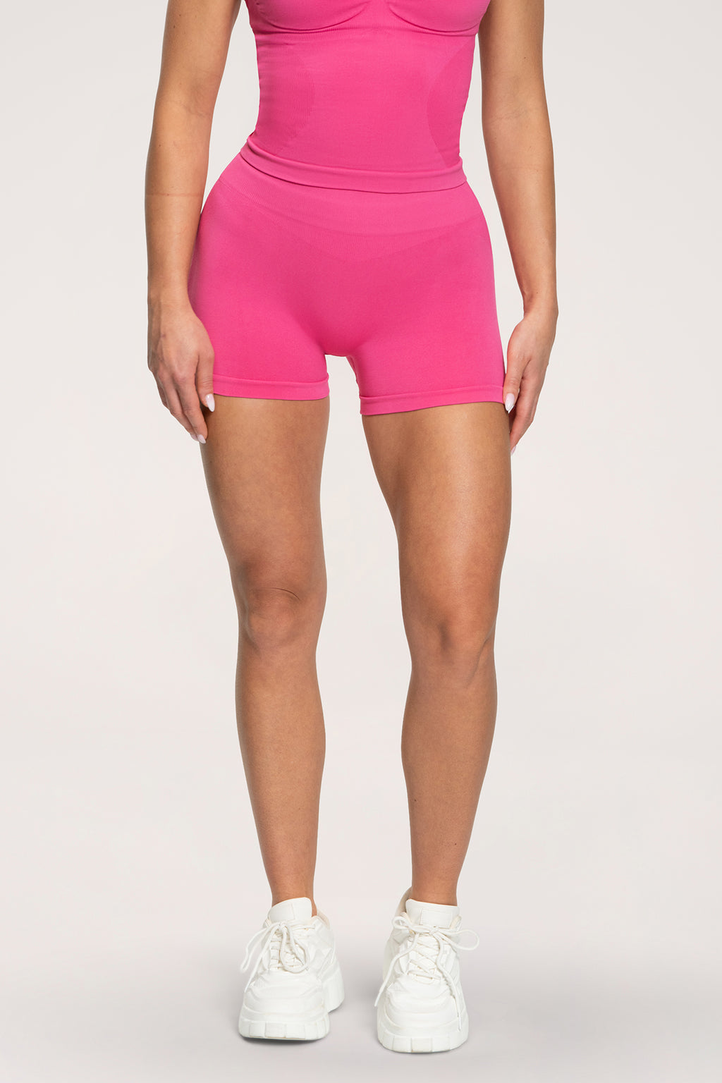 Pantaloni scurți Fake BBL hot pink
