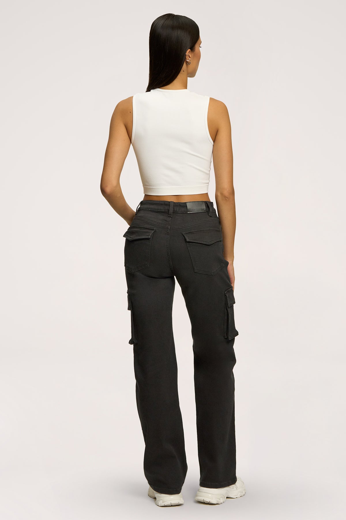 Blugi cargo black