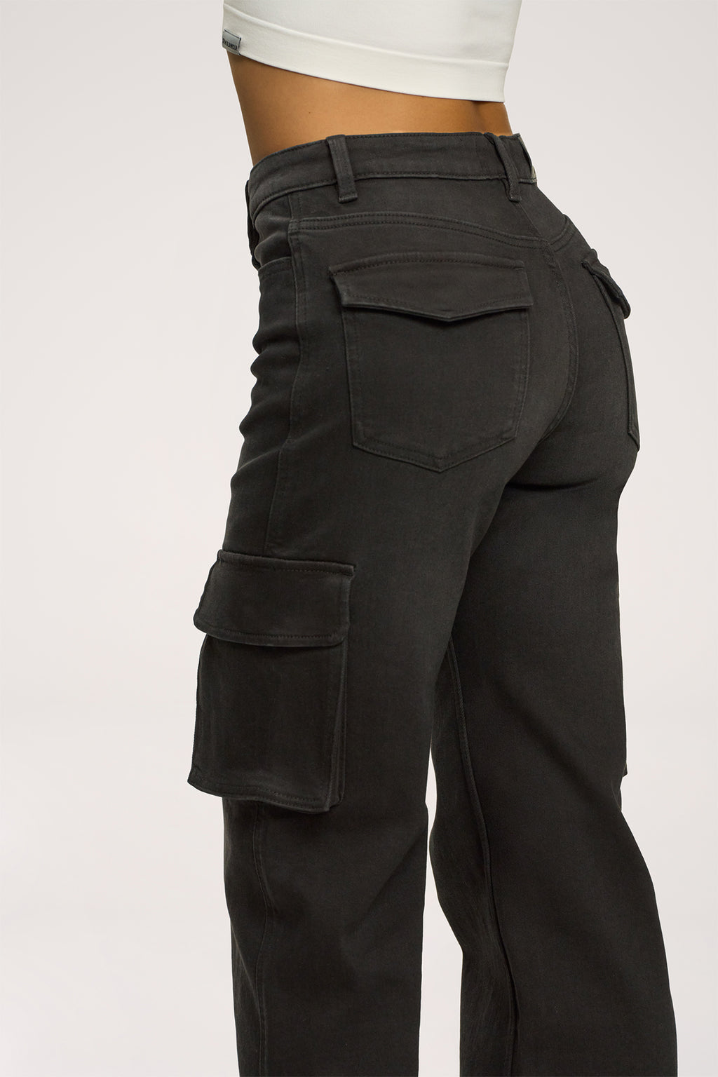 Blugi cargo black