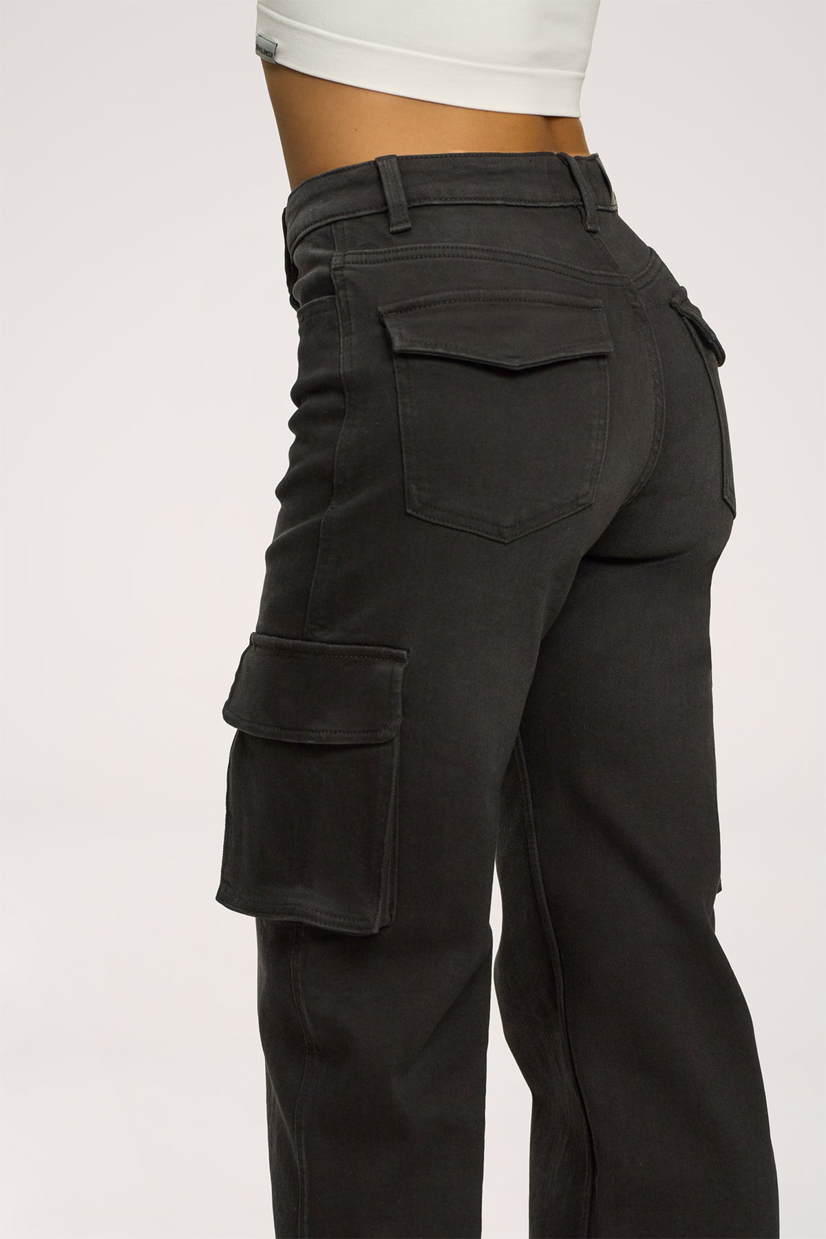 Blugi cargo black