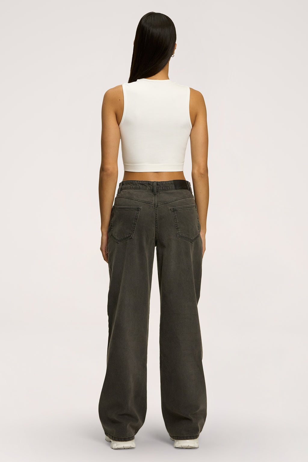 Blugi boyfriend grey