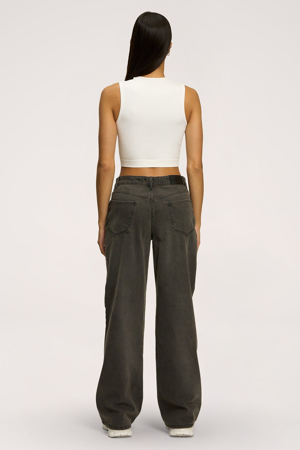 Blugi boyfriend grey