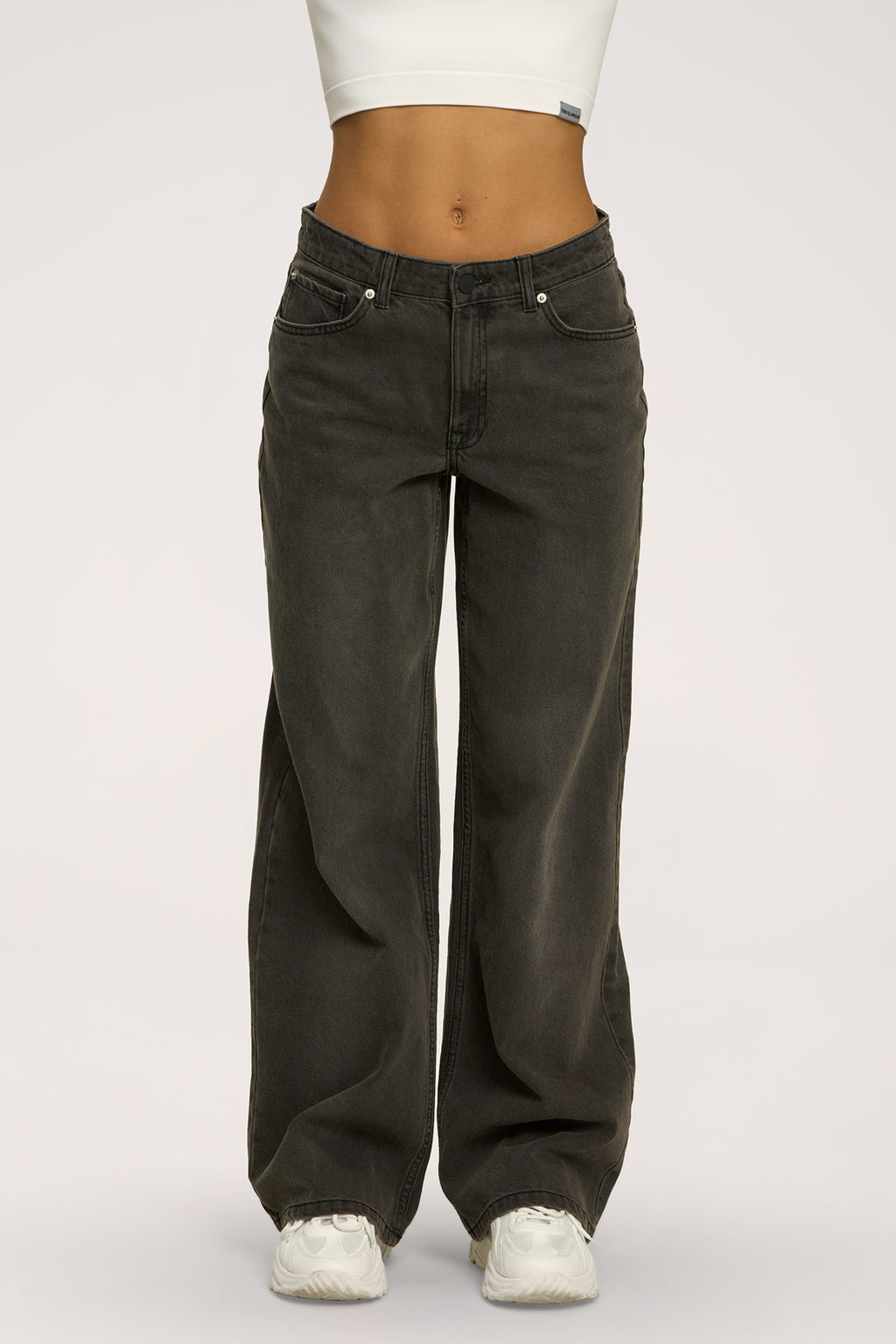 Blugi boyfriend grey