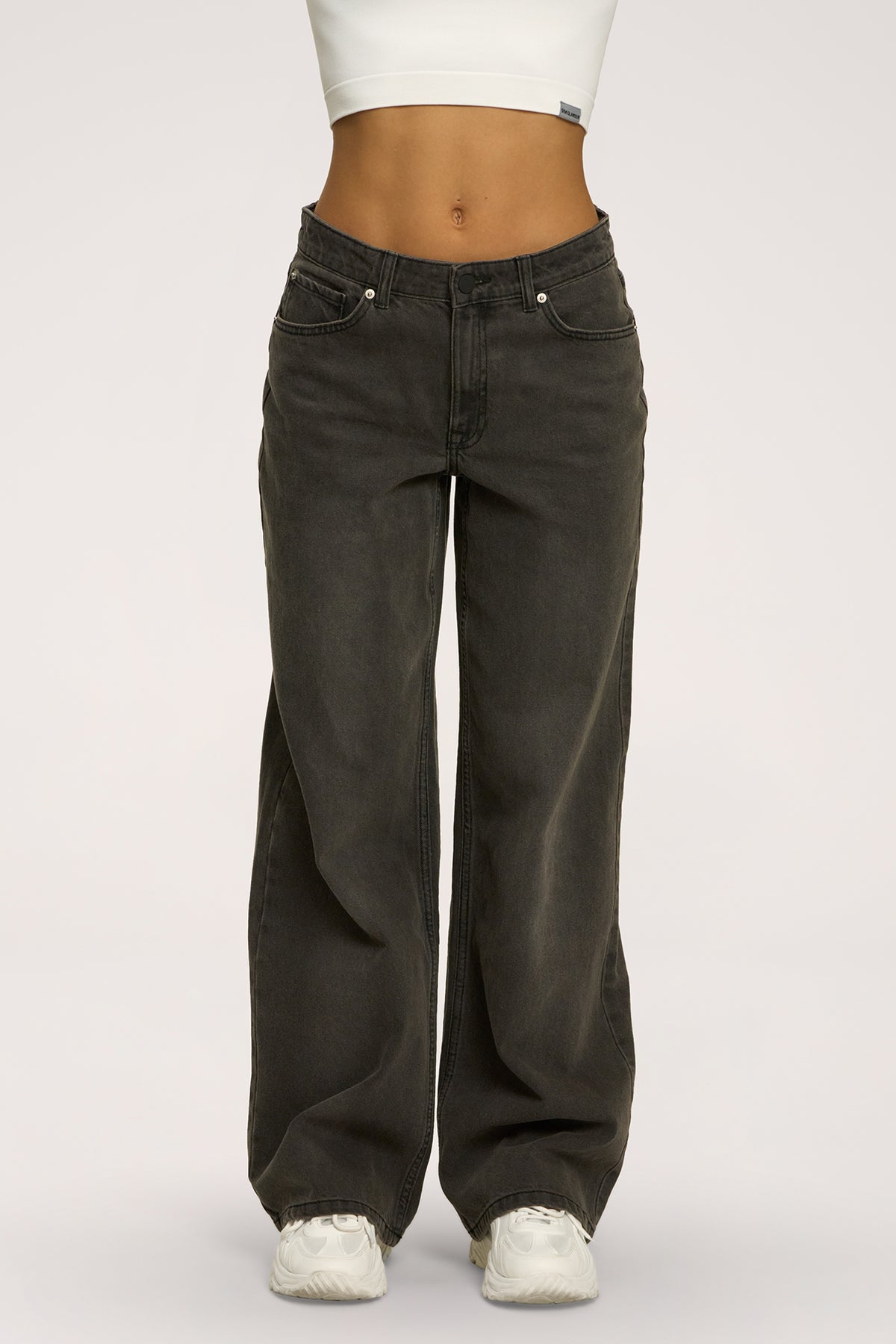 Blugi boyfriend grey