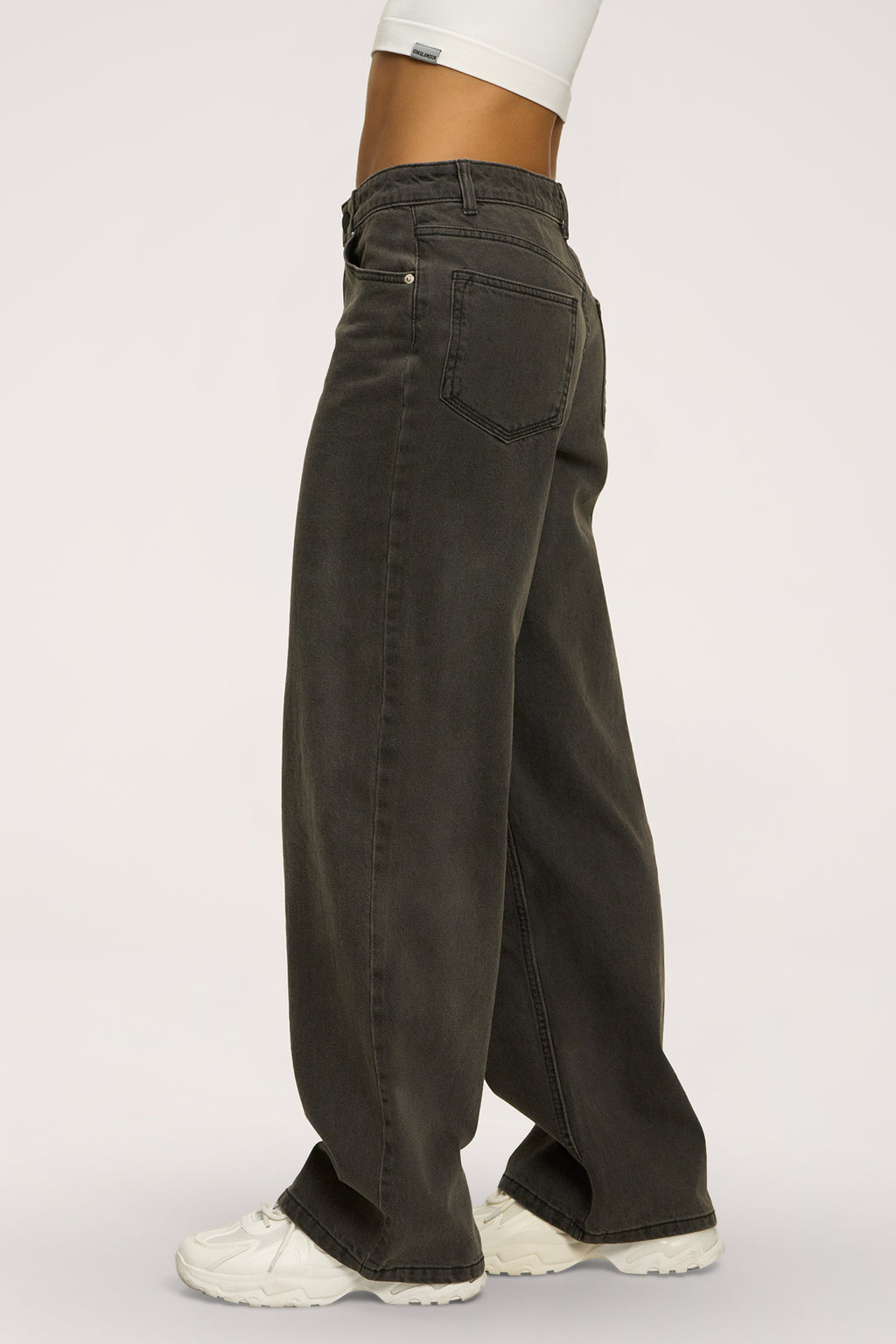 Blugi boyfriend grey