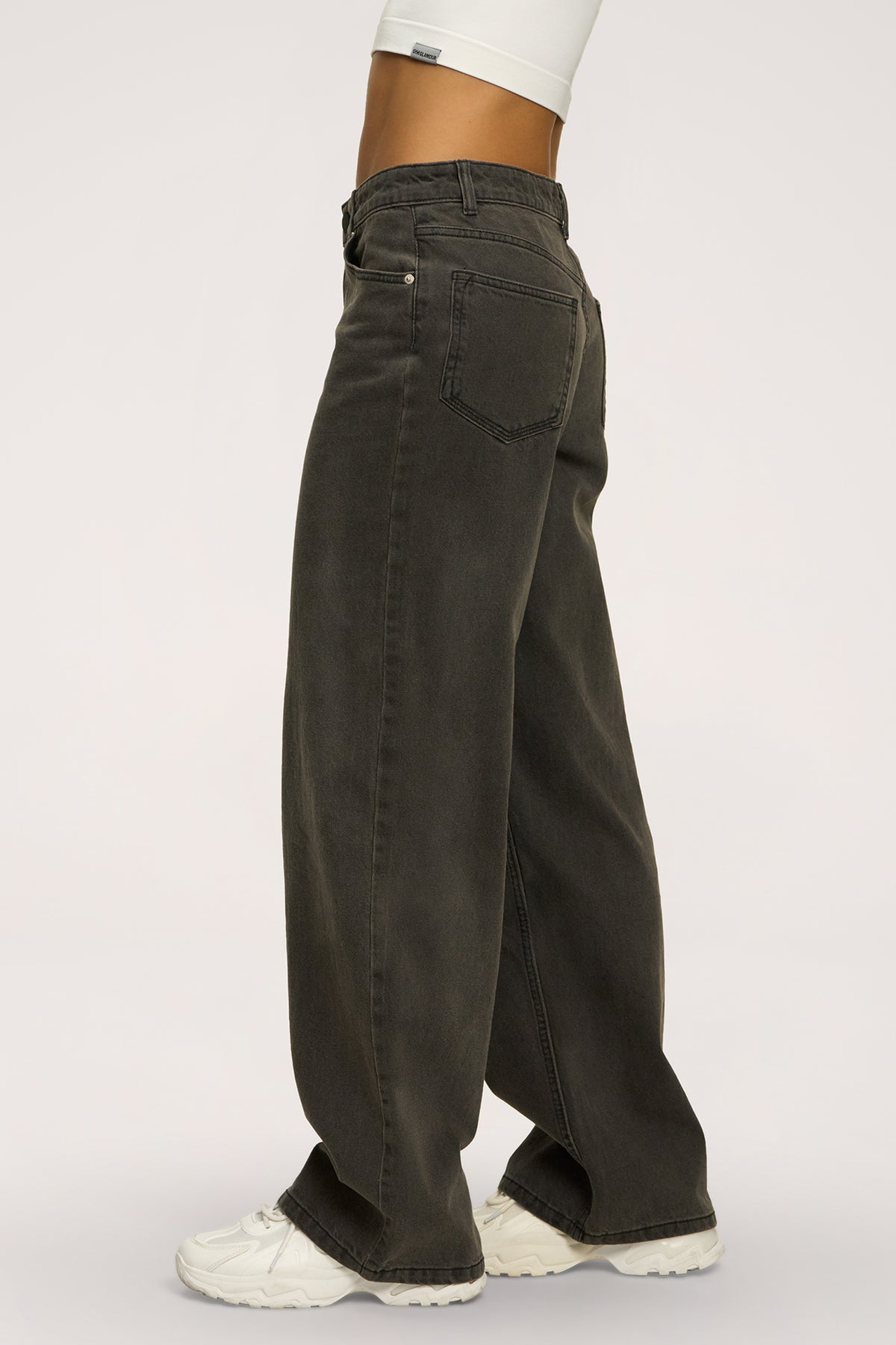 Blugi boyfriend grey