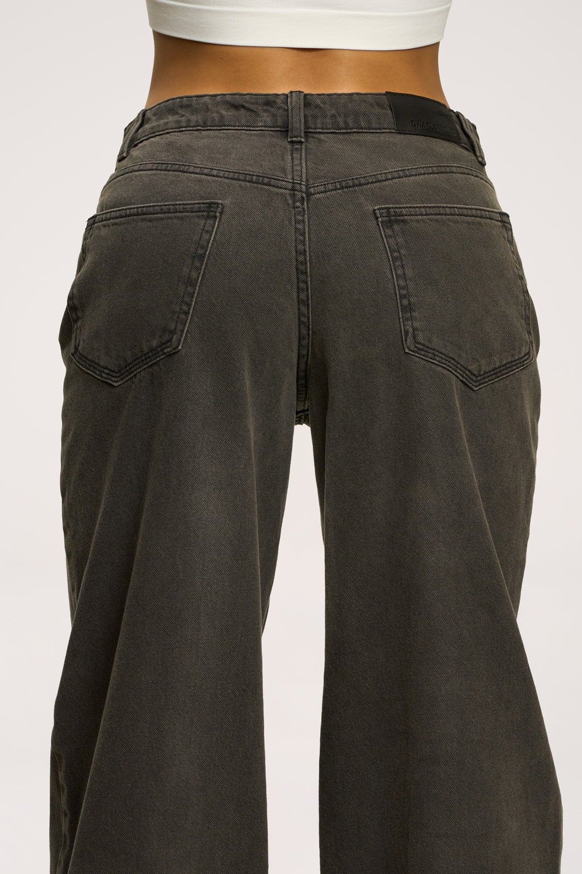 Blugi boyfriend grey