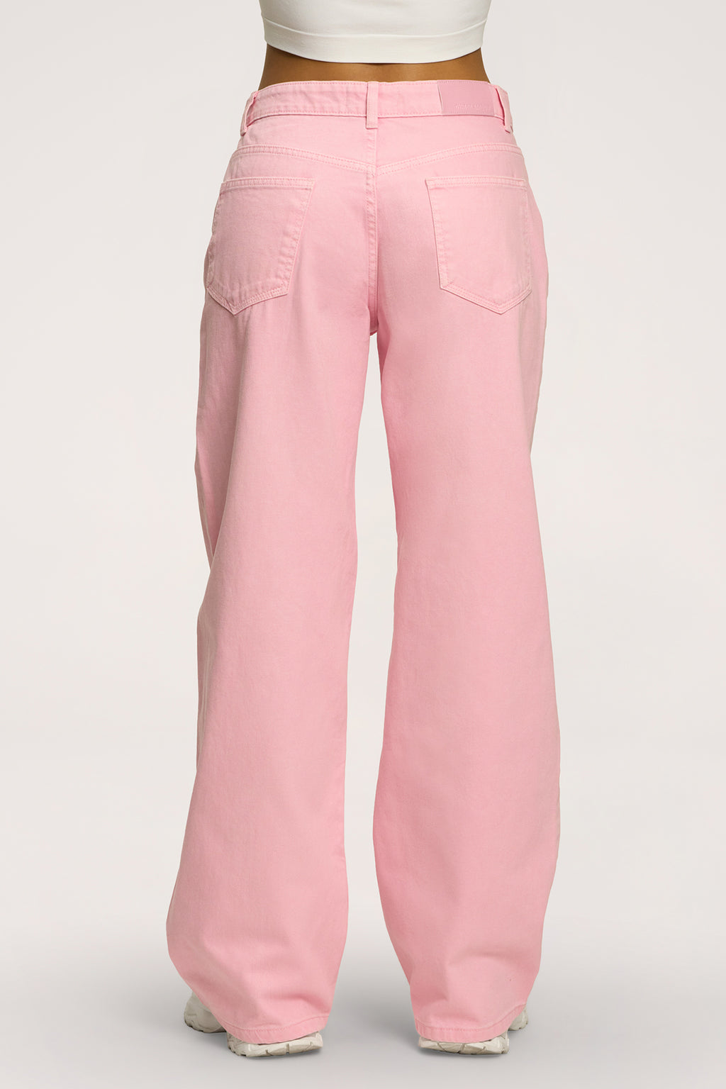 Blugi boyfriend pink