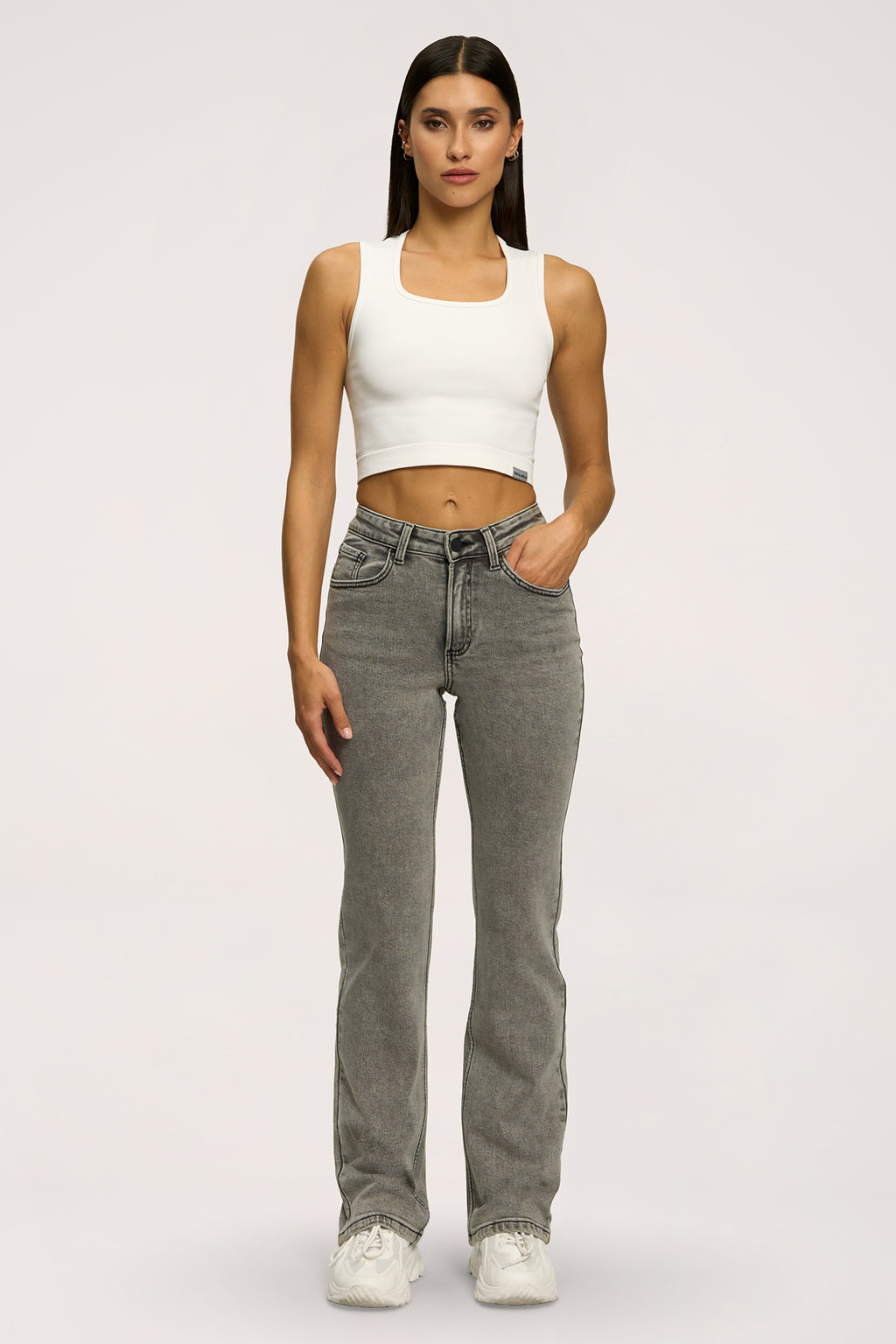 Blugi classic grey