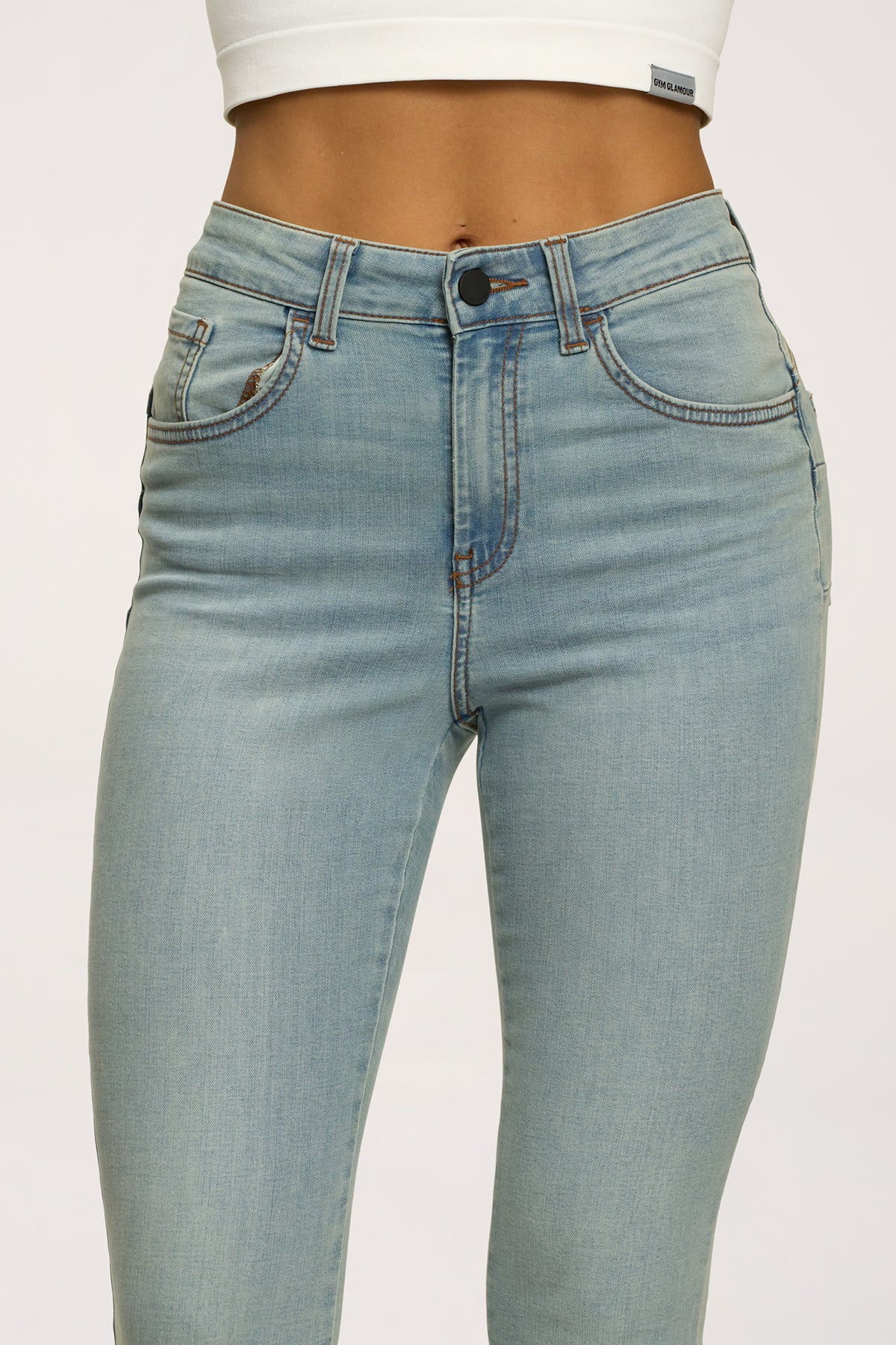 Blugi skinny perfect slim light blue
