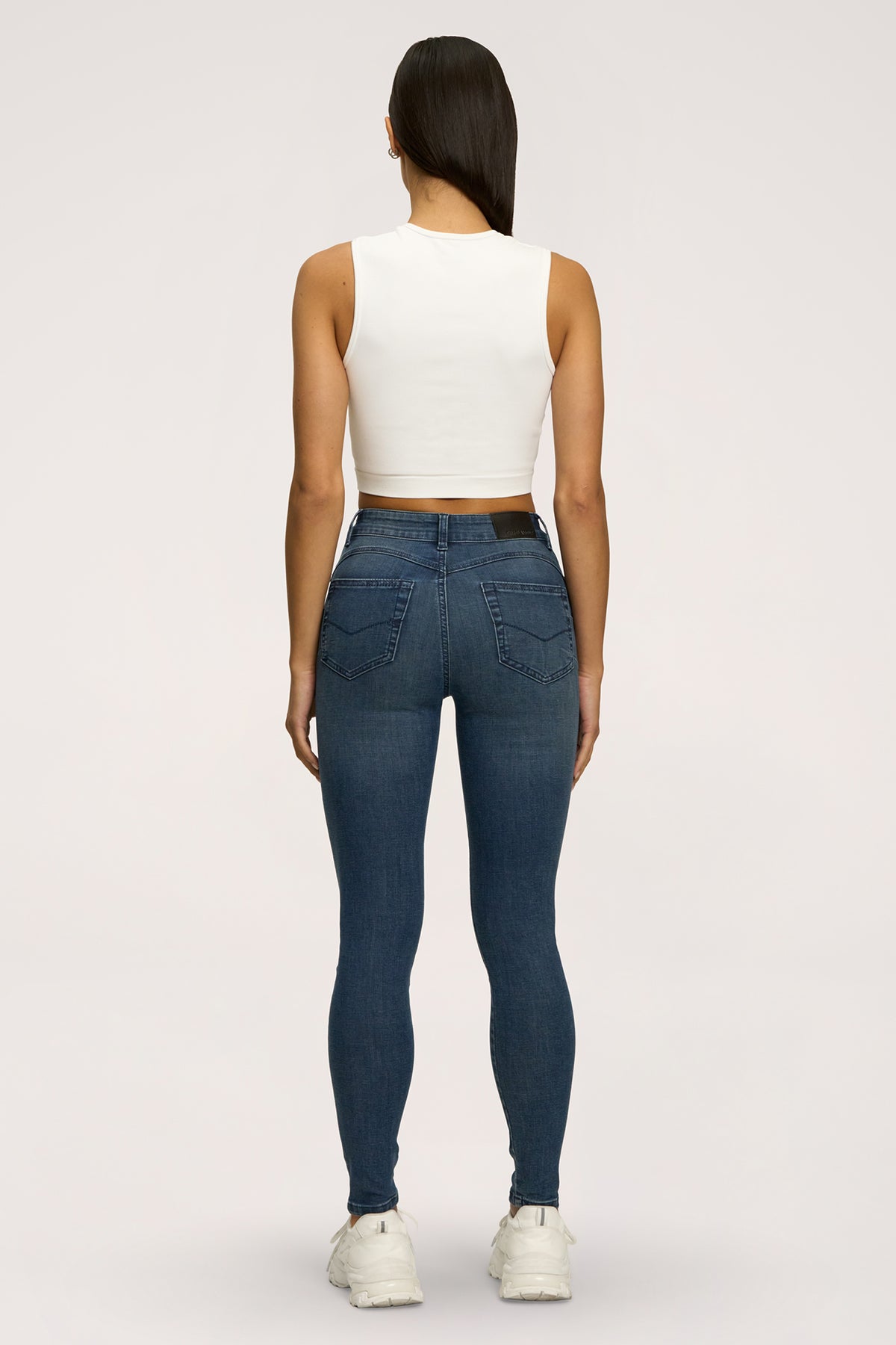 Blugi skinny perfect slim navy blue