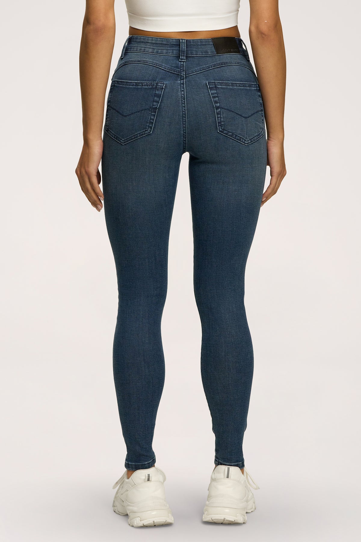 Blugi skinny perfect slim navy blue