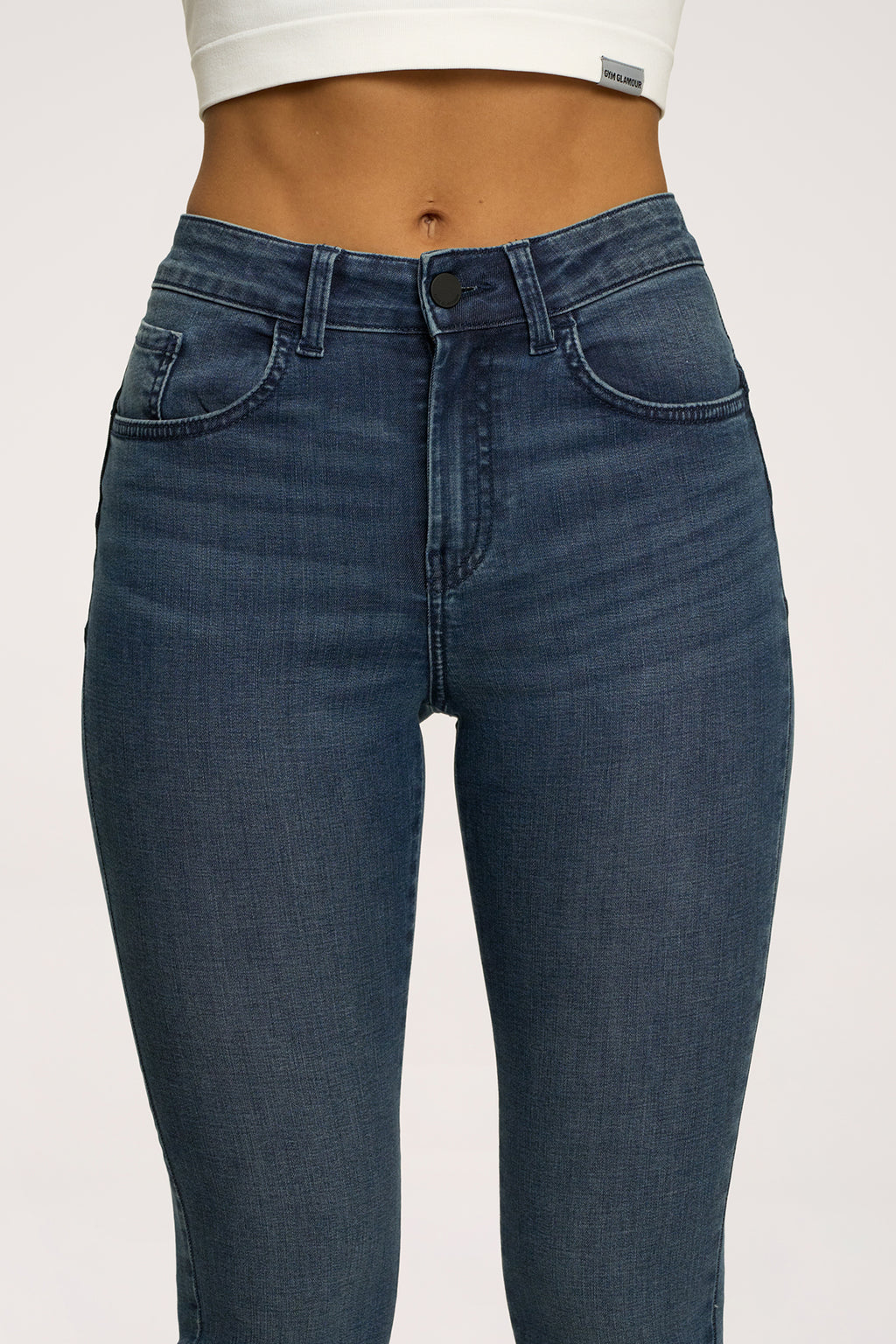 Blugi skinny perfect slim navy blue