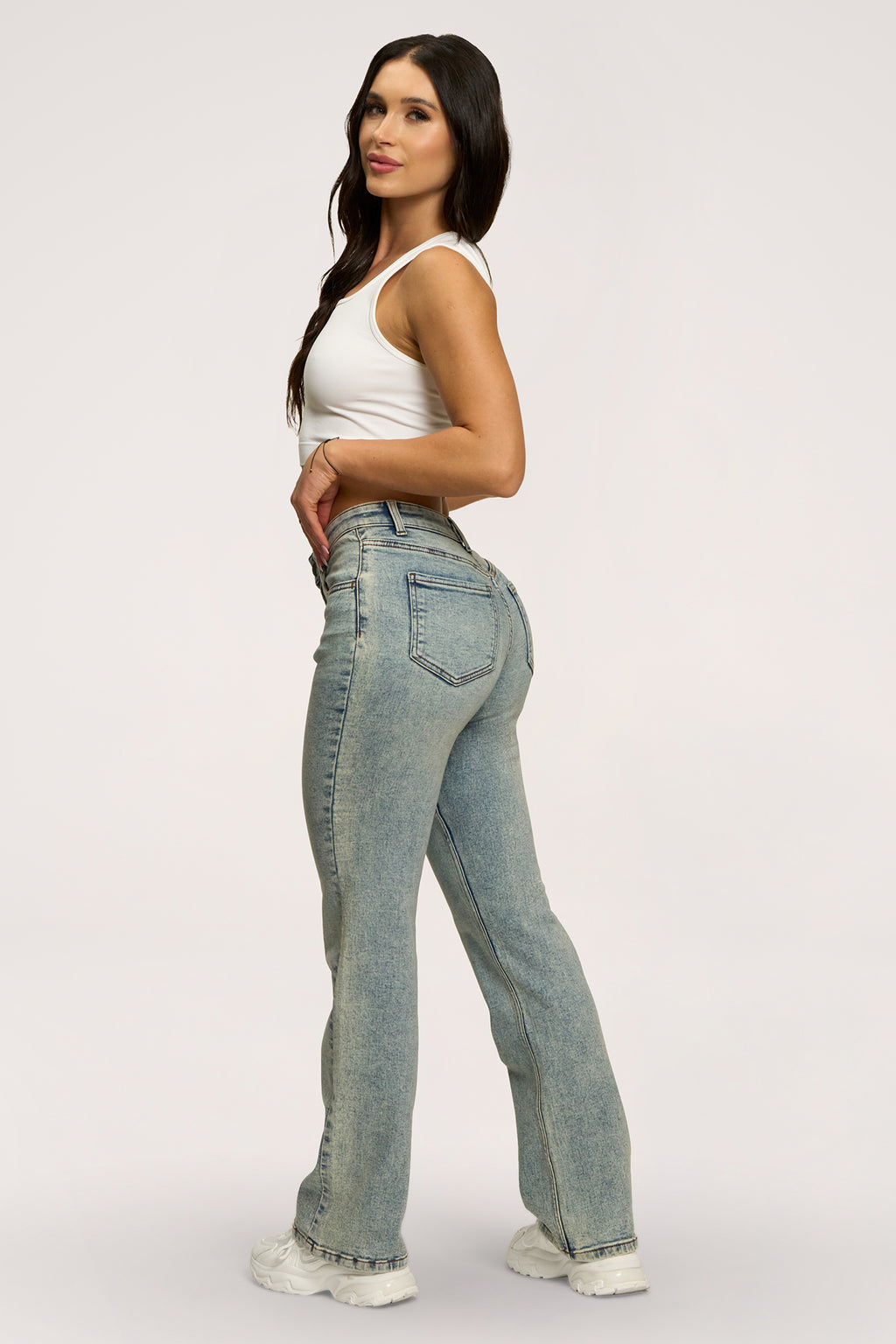 Blugi classic light blue