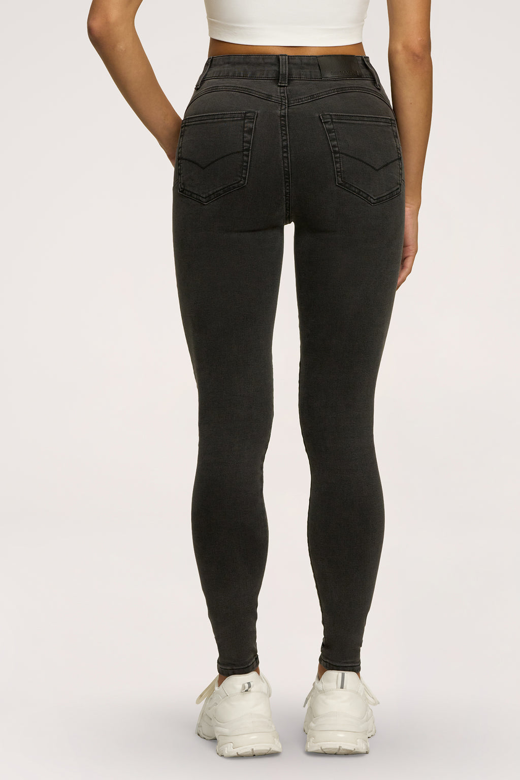 Blugi skinny perfect slim black