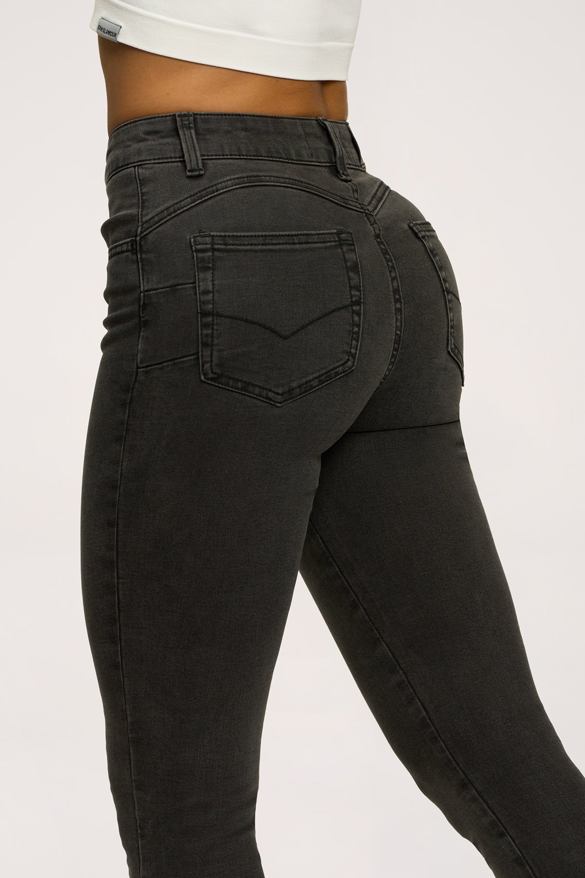 Blugi skinny perfect slim black