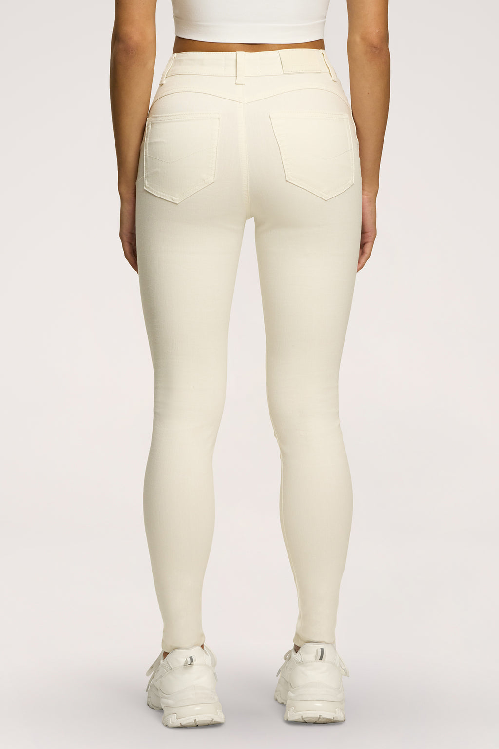 Blugi skinny perfect slim off white