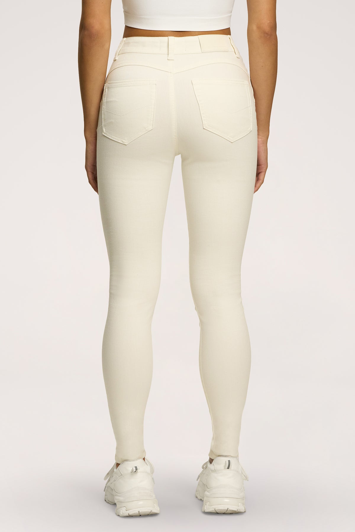 Blugi skinny perfect slim off white