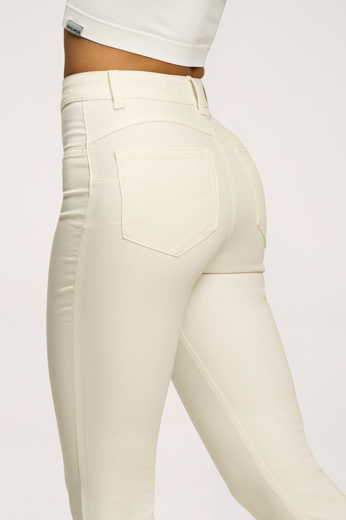 Blugi skinny perfect slim off white
