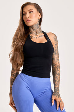 Sutien sport compress long black