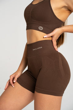 Pantaloni scurți push up 2.0 dark chocolate