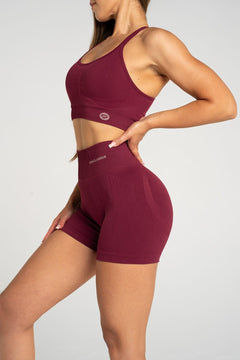Pantaloni scurți push up 2.0 merlot