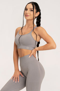 Sutien sport push up 2.0 ghost grey