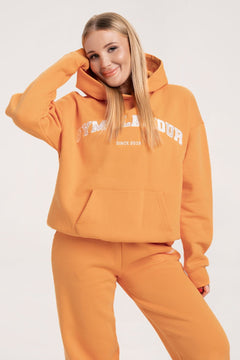 Bluză college tangerine