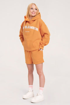 Pantalonii scurți de trening tangerine