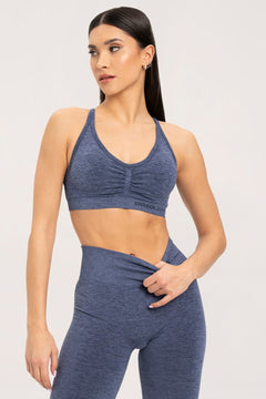 Sutienul sport seamless dark blue