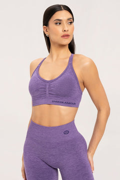 Sutienul sport seamless violet